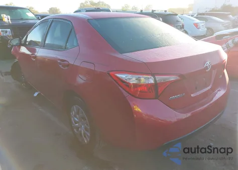 2017 Toyota Corolla Le из США, поврежденный, VIN 2T1BURHE5HC805706